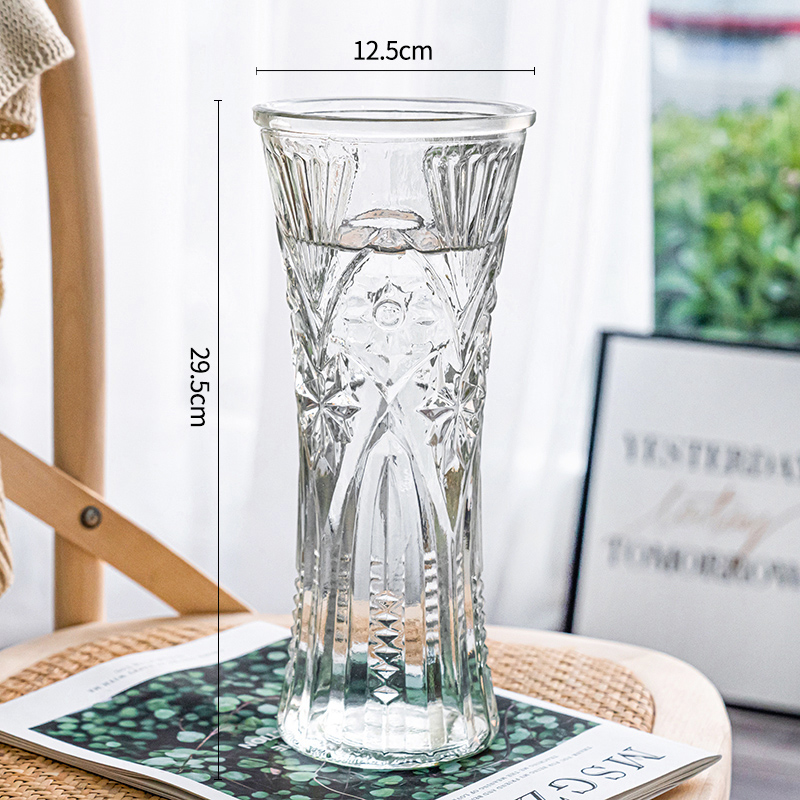 12.5 caliber glass vase transparent-2.jpg