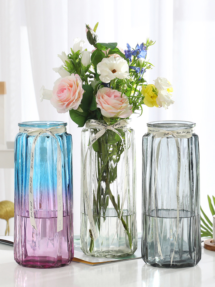 20cm Transparent glass vase-4.jpg