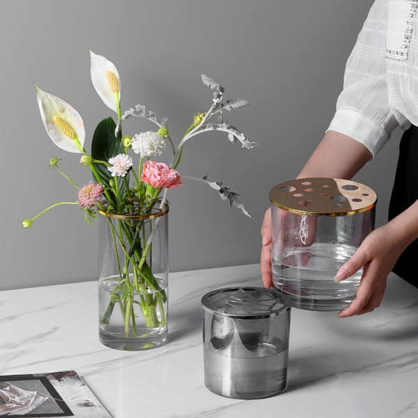  nordic transparent glass vase