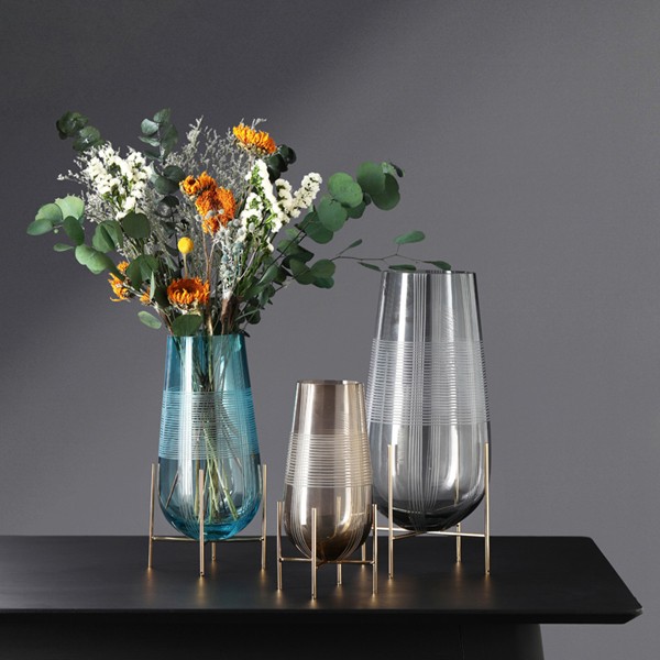creative hydroponic glass vase